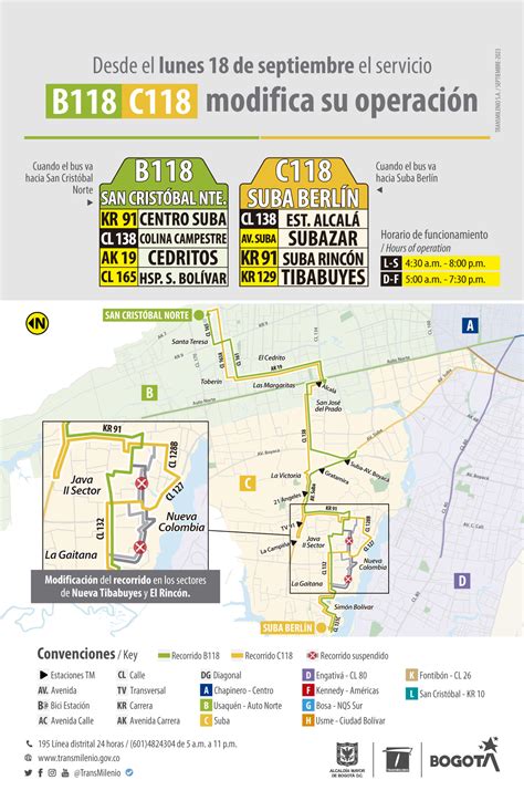 c118 ruta anterior